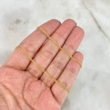 Cadena China 1.85gr / 40cm / 2mm Oro Amarillo +1