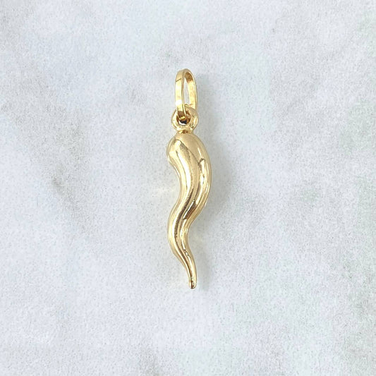 Dije Chile Jalapeño 0.75gr / 2.5cm / Oro Amarillo 18K