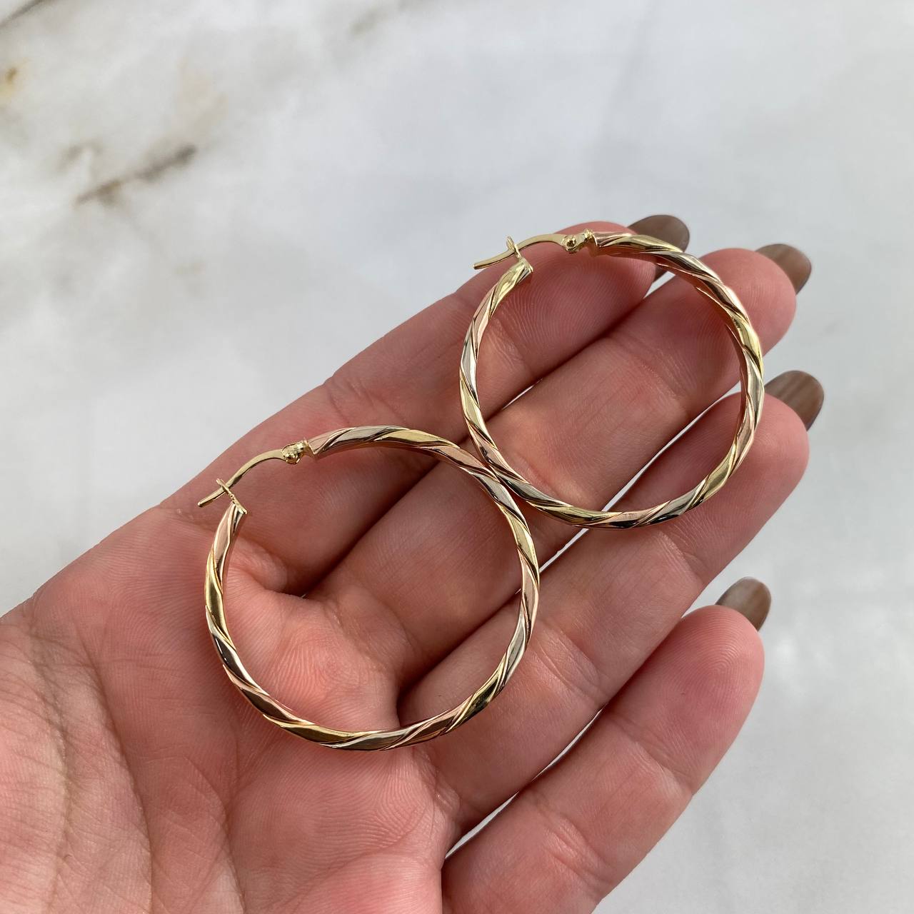 Candongas Ruka 6.1gr / 4cm / Tres Oros 18K
