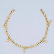Tobillera GC 6.85gr / 24.6cm / 4.7mm Oro Amarillo 18K $
