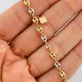 Tobillera GC 5.1gr / 25.8cm / 3.79mm Tres Oros 18K $