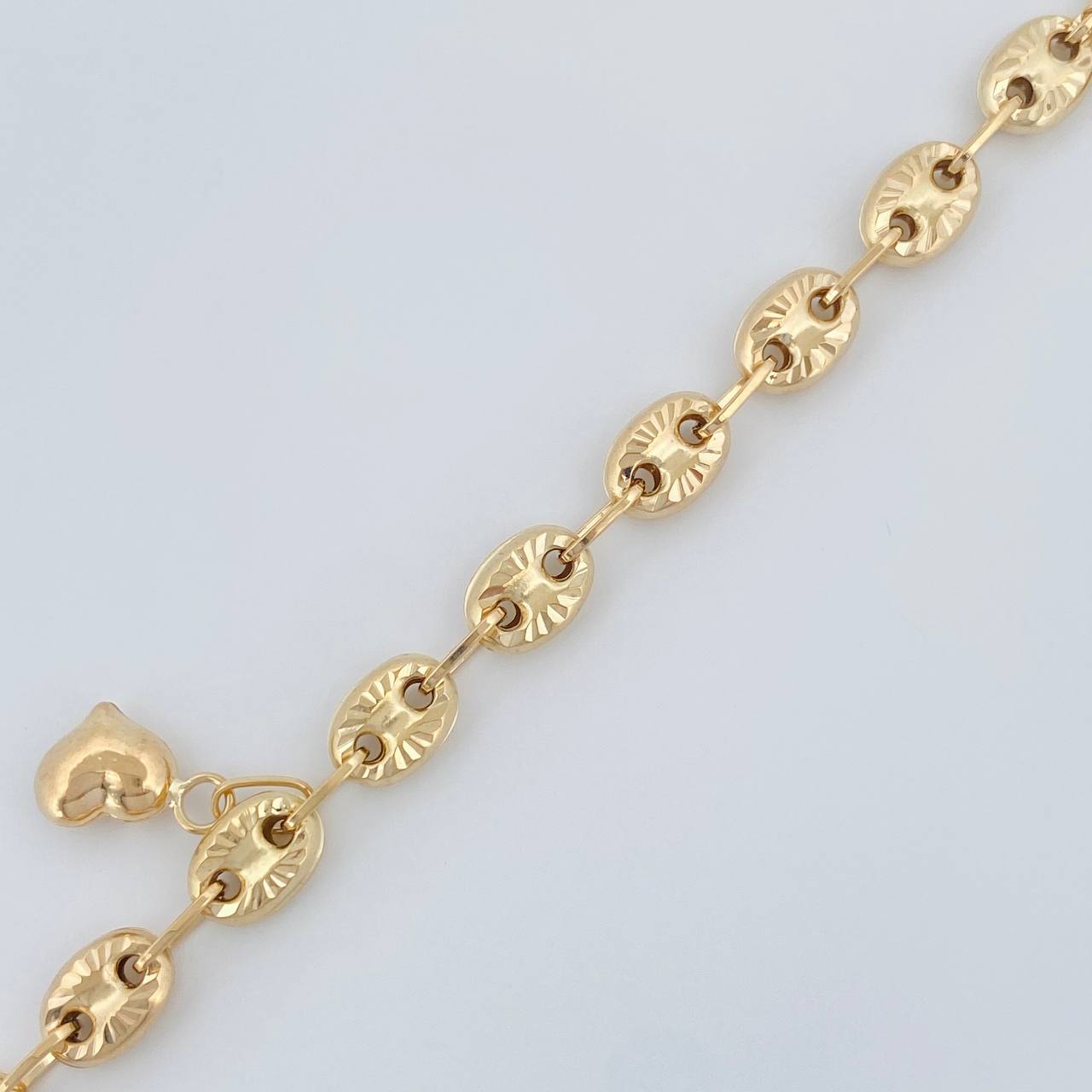 Tobillera GC 6.8gr / 25cm / 4.6mm Oro Amarillo 18K $