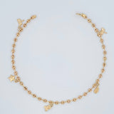 Tobillera GC 3.8gr / 26cm / 3.15mm Oro Amarillo 18K $