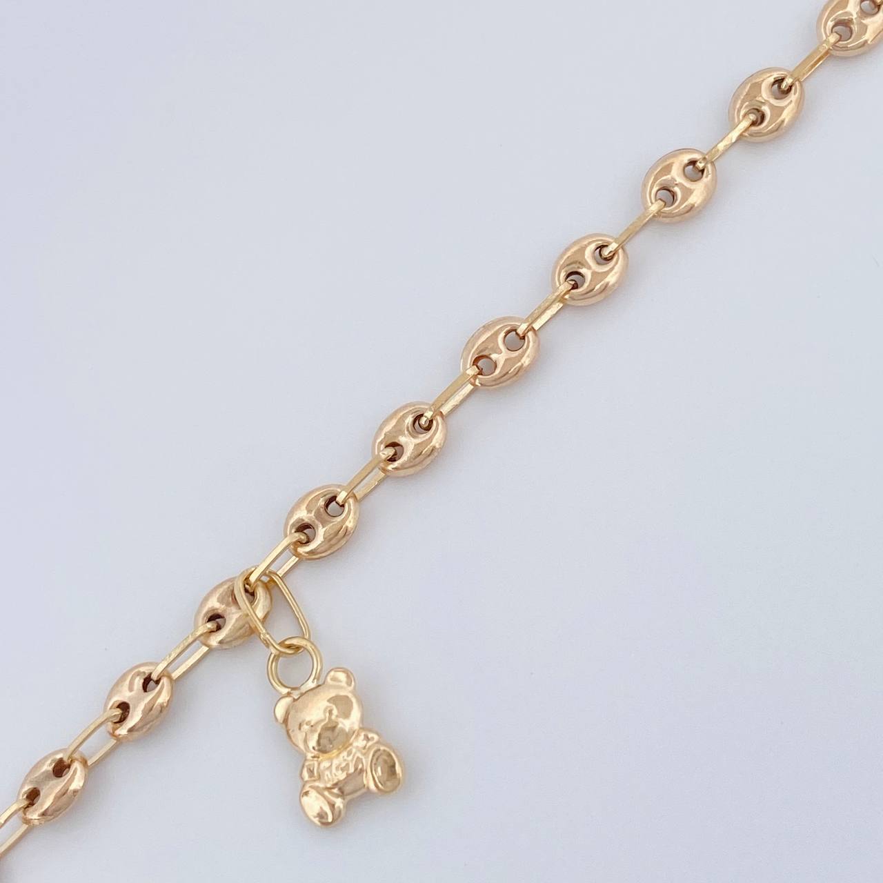 Tobillera GC 3.8gr / 26cm / 3.15mm Oro Amarillo 18K $