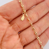 Tobillera GC 3.8gr / 26cm / 3.15mm Oro Amarillo 18K $