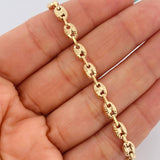Tobillera GC 7.05gr / 27cm / 4.77mm Oro Amarillo 18K $