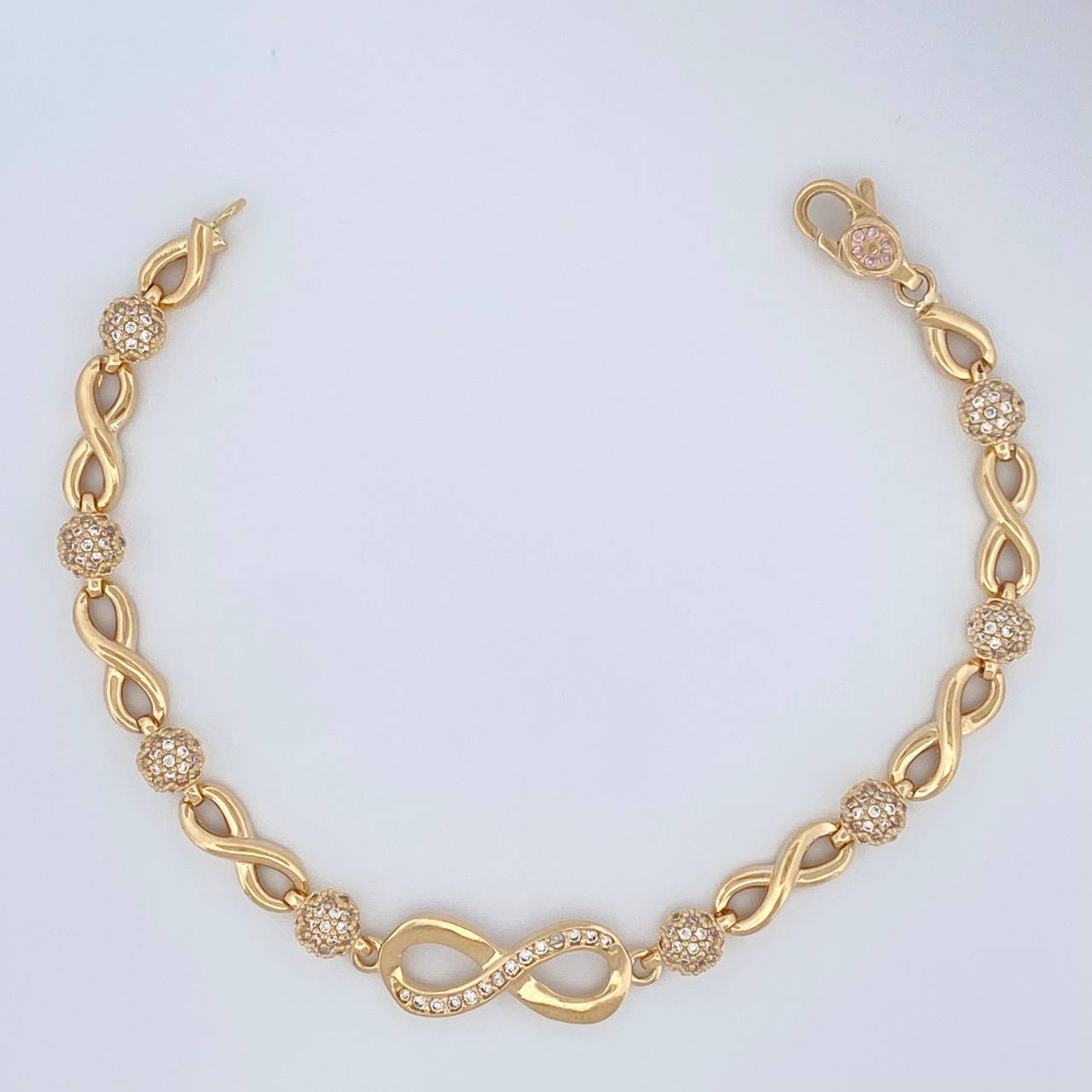 Pulso Infinito 13.1gr / 18.7cm / 4.79mm Oro Amarillo 18K $