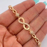 Pulso Infinito 13.1gr / 18.7cm / 4.79mm Oro Amarillo 18K $