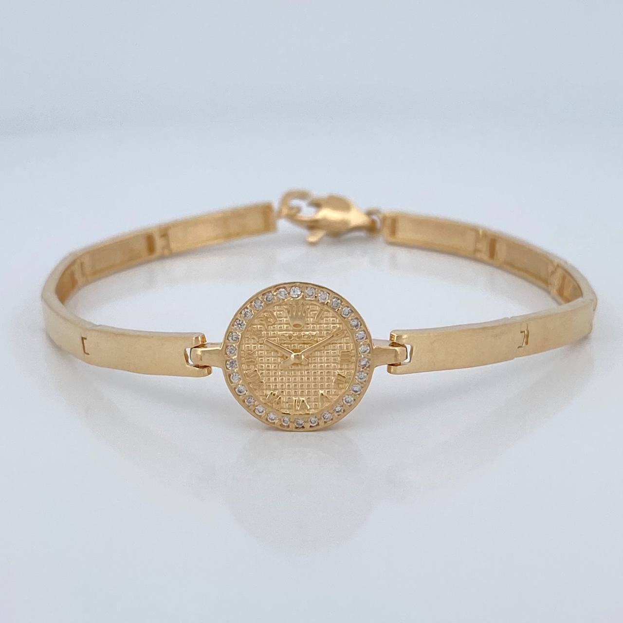 Pulso Reloj Corona 12.25gr / 18.3cm / 4.07mm Oro Amarillo 18K $