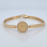 Pulso Reloj Corona 12.25gr / 18.3cm / 4.07mm Oro Amarillo 18K $