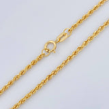 Cadena Lazo 2.4gr / 60cm / 1.6mm Oro Amarillo +3 18K &