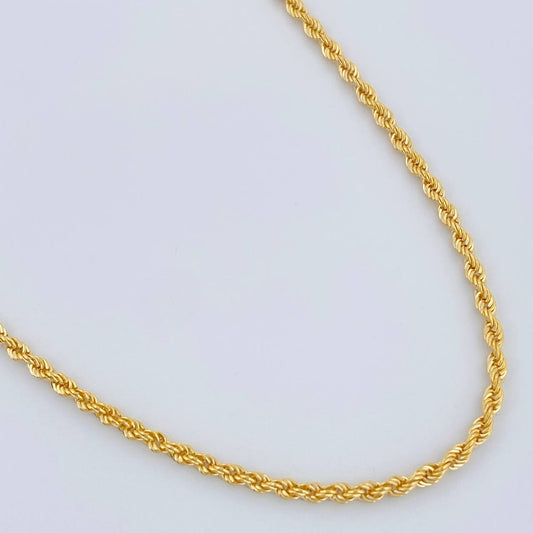 Cadena Lazo 7.85gr / 65cm / 2.65mm Oro Amarillo +3 18K &
