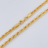 Cadena Lazo 7.2gr / 60cm / 2.8mm Oro Amarillo +3 18K &