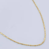Cadena Morse 1.45gr / 45.2cm / 1mm Oro Amarillo +3 18K %