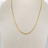 Cadena Cubana 2.95gr / 45.5cm / 2mm Oro Amarillo +1 18K &