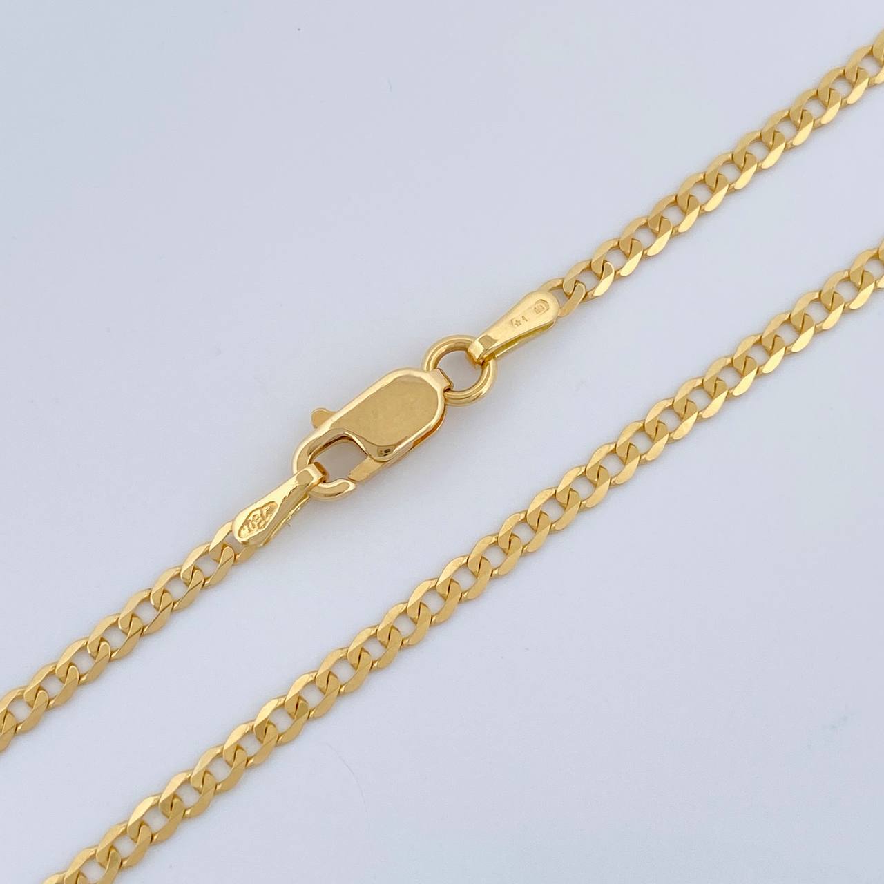 Cadena Cubana 2.95gr / 45.5cm / 2mm Oro Amarillo +1 18K &