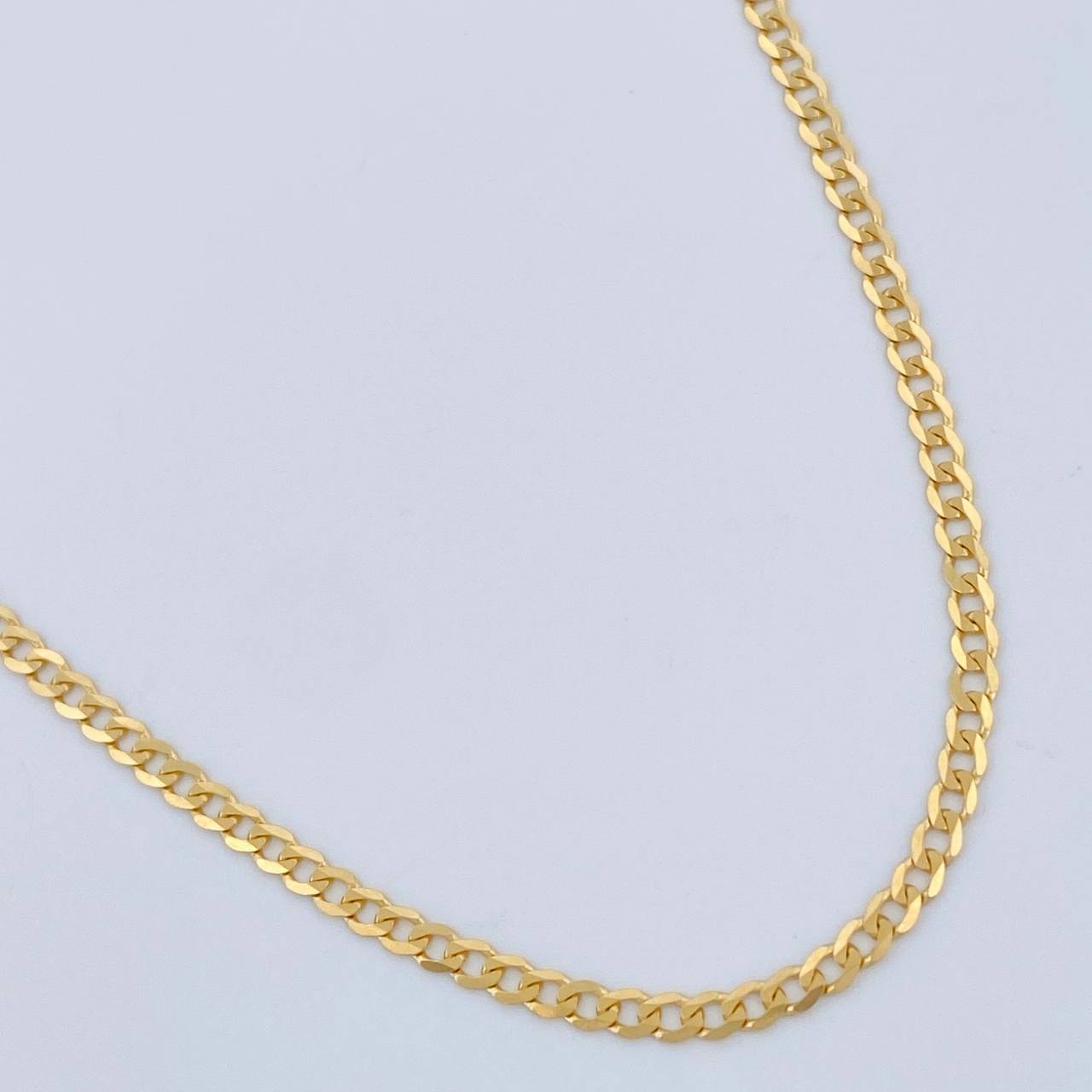 Cadena Cubana 3gr / 46cm / 1.75mm Oro Amarillo +1 18K &