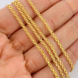 Cadena China 3.6gr / 60cm / 2.24mm Oro Amarillo +1 18K &