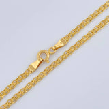 Cadena China 3.6gr / 60cm / 2.24mm Oro Amarillo +1 18K &