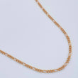 Cadena Figaro 1.4gr / 45cm / 1.36mm Oro Rosa +1 18K &