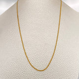 Cadena Cubana Reticulada 1.1gr / 45.7cm / 1.06mm Oro Amarillo +3 18K %