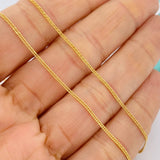 Cadena Cubana Reticulada 1.1gr / 45.7cm / 1.06mm Oro Amarillo +3 18K %