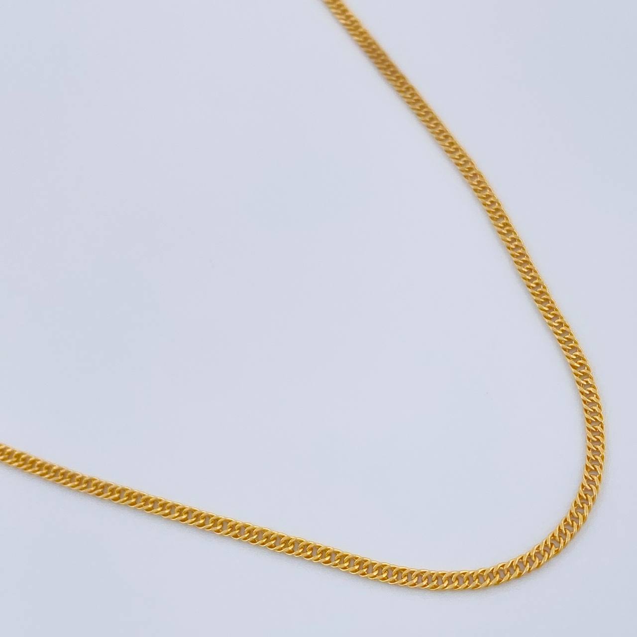 Cadena Cubana Reticulada 1.1gr / 45.7cm / 1.06mm Oro Amarillo +3 18K %