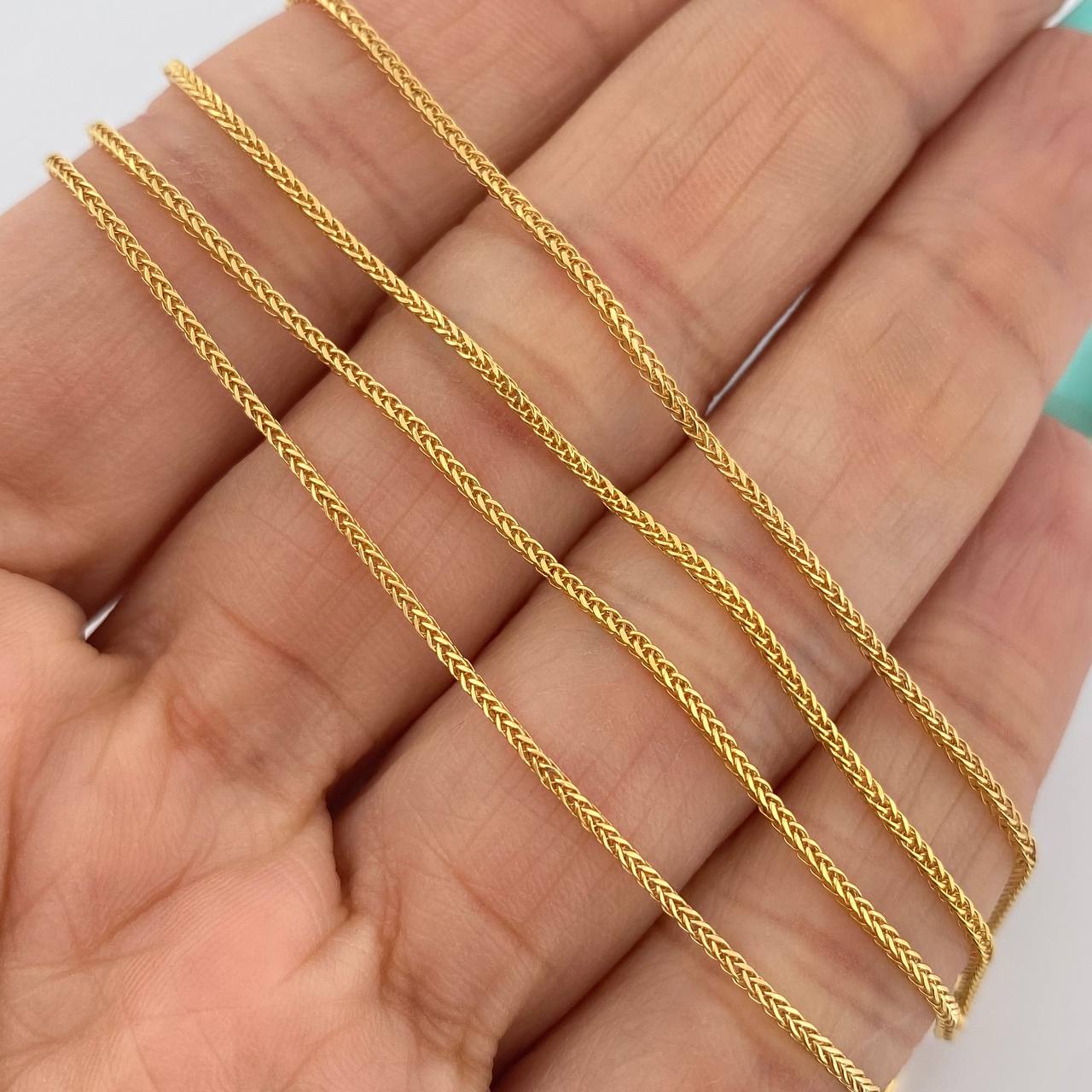 Cadena Franco 1.65gr / 50cm / 0.87mm Oro Amarillo +3 18K %