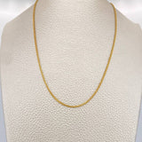 Cadena Franco 1.65gr / 50cm / 0.87mm Oro Amarillo +3 18K %