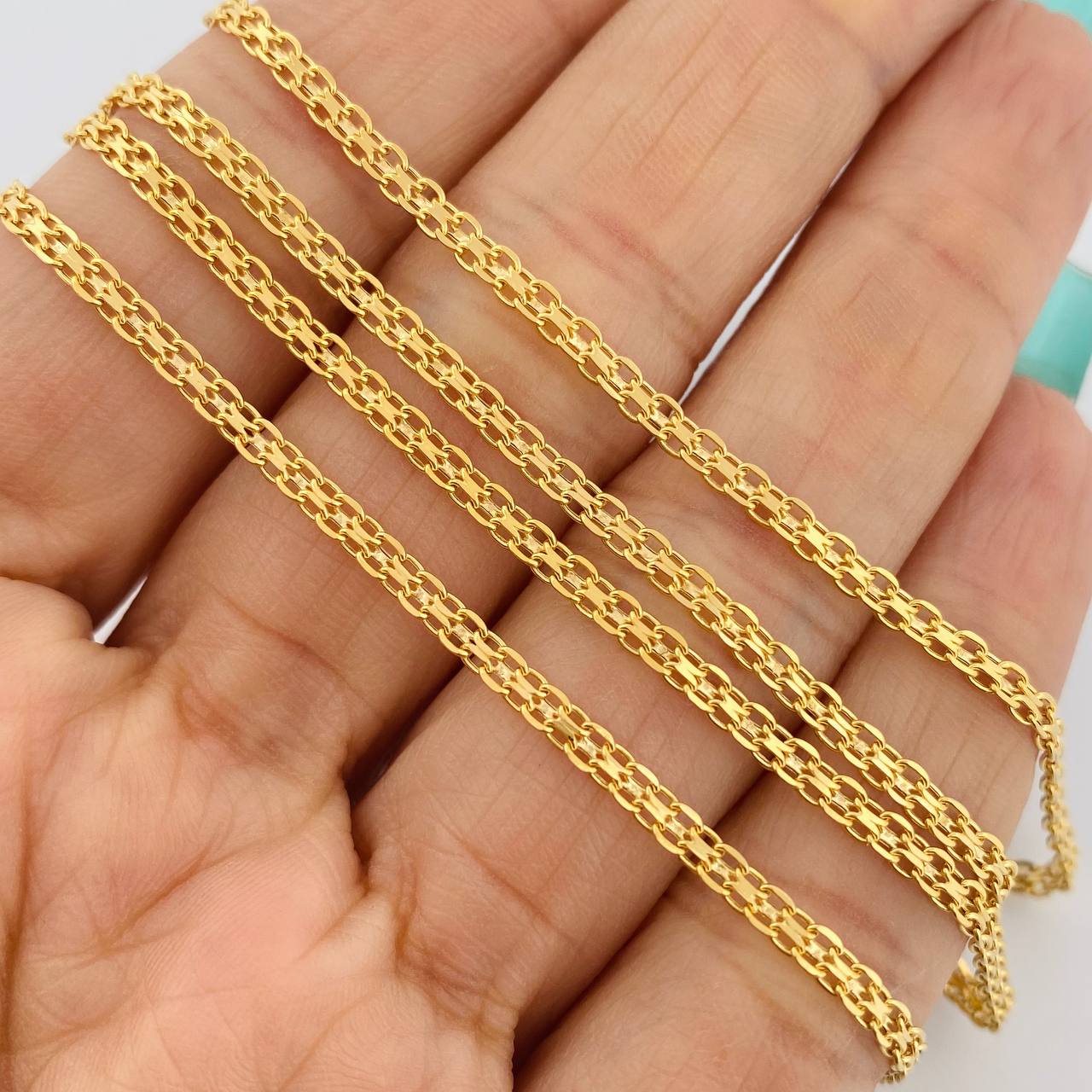 Cadena China 3.6gr / 60cm / 2.24mm Oro Amarillo +1 18K %