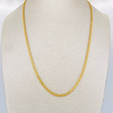 Cadena China 3.6gr / 60cm / 2.24mm Oro Amarillo +1 18K %