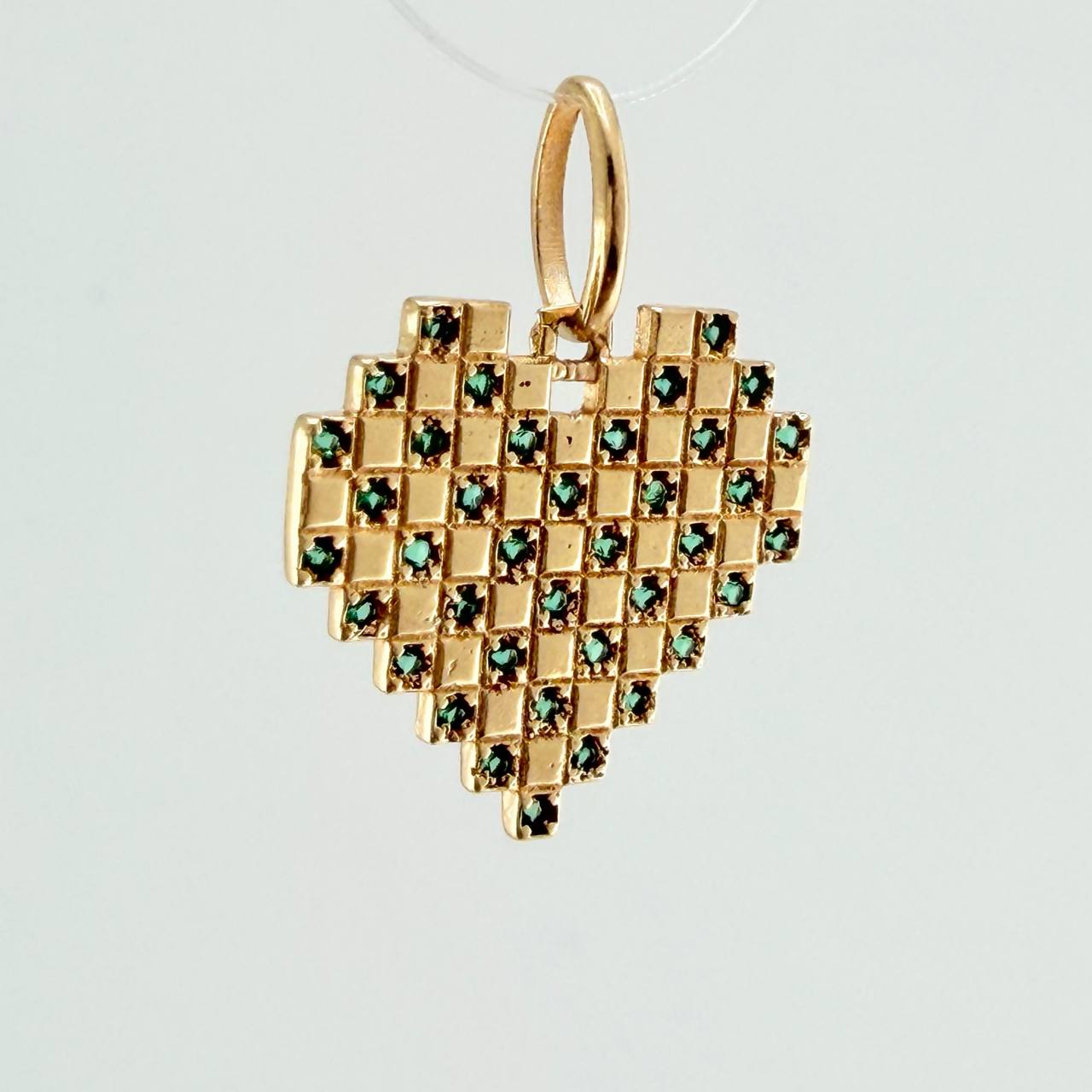 Dije Cudricula Corazon 2.05gr / 2.2cm / Oro Amarillo 18K %