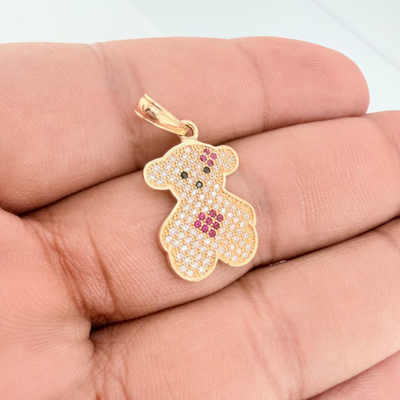 Dije Oso 2.3gr / 3cm / Oro Amarillo 18K %