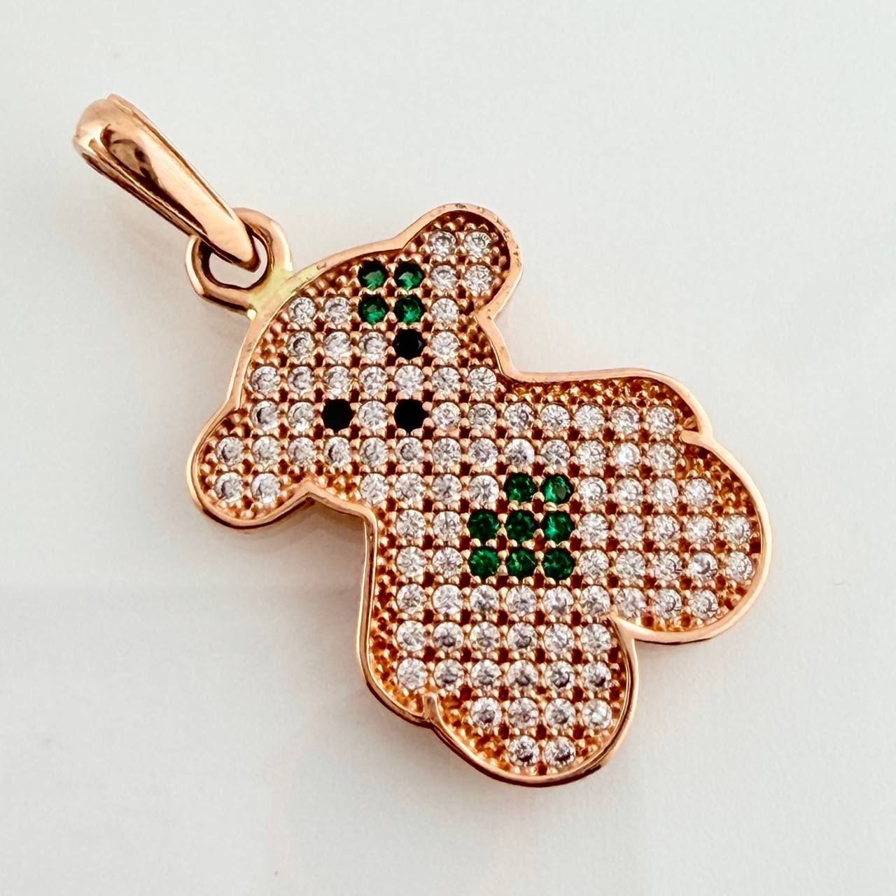 Dije Oso 2.1gr / 3cm / Oro Rosa 18K %