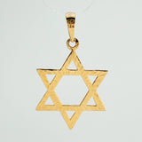 Dije Estrella De David 1.7gr / 3.4cm / Oro Amarillo 18K