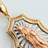 Dije Virgen De Guadalupe 6.85gr / 4cm / Tres Oros 18K %