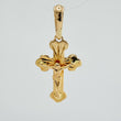 Dije Cruz Cristo 1.2gr / 2.5cm / Oro Amarillo 18K %