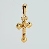 Dije Cruz Cristo 1.25gr / 2.6cm / Oro Amarillo 18K &
