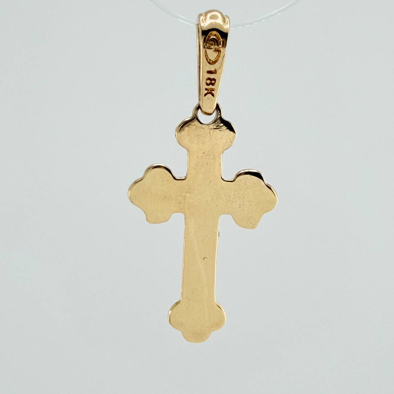 Dije Cruz Cristo 1.2gr / 2.5cm / Oro Amarillo 18K %