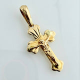 Dije Cruz Cristo 1.25gr / 2.6cm / Oro Amarillo 18K &