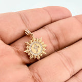 Dije Fragmento Cruz 2.45gr / 2.5cm / Oro Amarillo 18K %