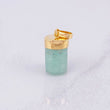 Dije Morralla Esmeralda 1.9g / 2 cm Oro Amarillo 18K