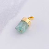 Dije Morralla Esmeralda 2g / 1.8cm Oro Amarillo 18K