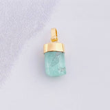 Dije Morralla Esmeralda 1.25g / 1.8cm Oro Amarillo 18K