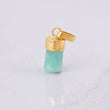 Dije Morralla Esmeralda 0.8g / 1.7cm Oro Amarillo 18K