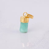 Dije Morralla Esmeralda 0.8g / 1.7cm Oro Amarillo 18K