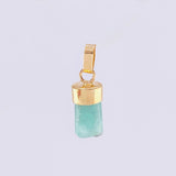 Dije Morralla Esmeralda 0.8g / 1.7cm Oro Amarillo 18K
