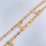 Tobillera GC 5.85gr / 25.7cm / 3.86mm Tres Oros 18K $