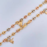 Tobillera GC 5.1gr / 25.6cm / 3.63mm Tres Oros 18K $