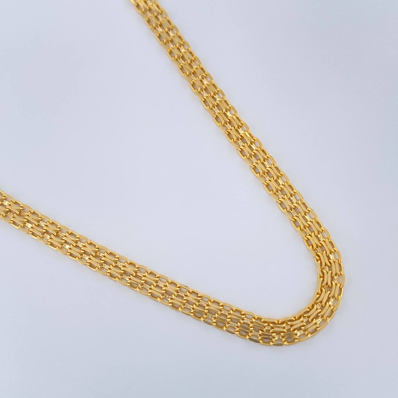 Cadena China 5.55gr / 60cm / 3.25mm Oro Amarillo +1 18K $